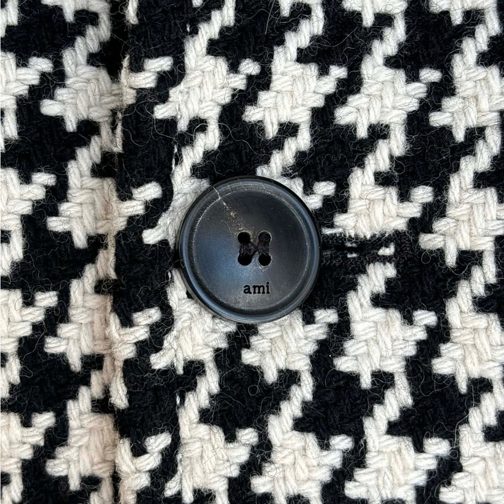 Ami alexandria mattiussi Houndstooth Boxy Fit Jacket - Picture 6 of 15